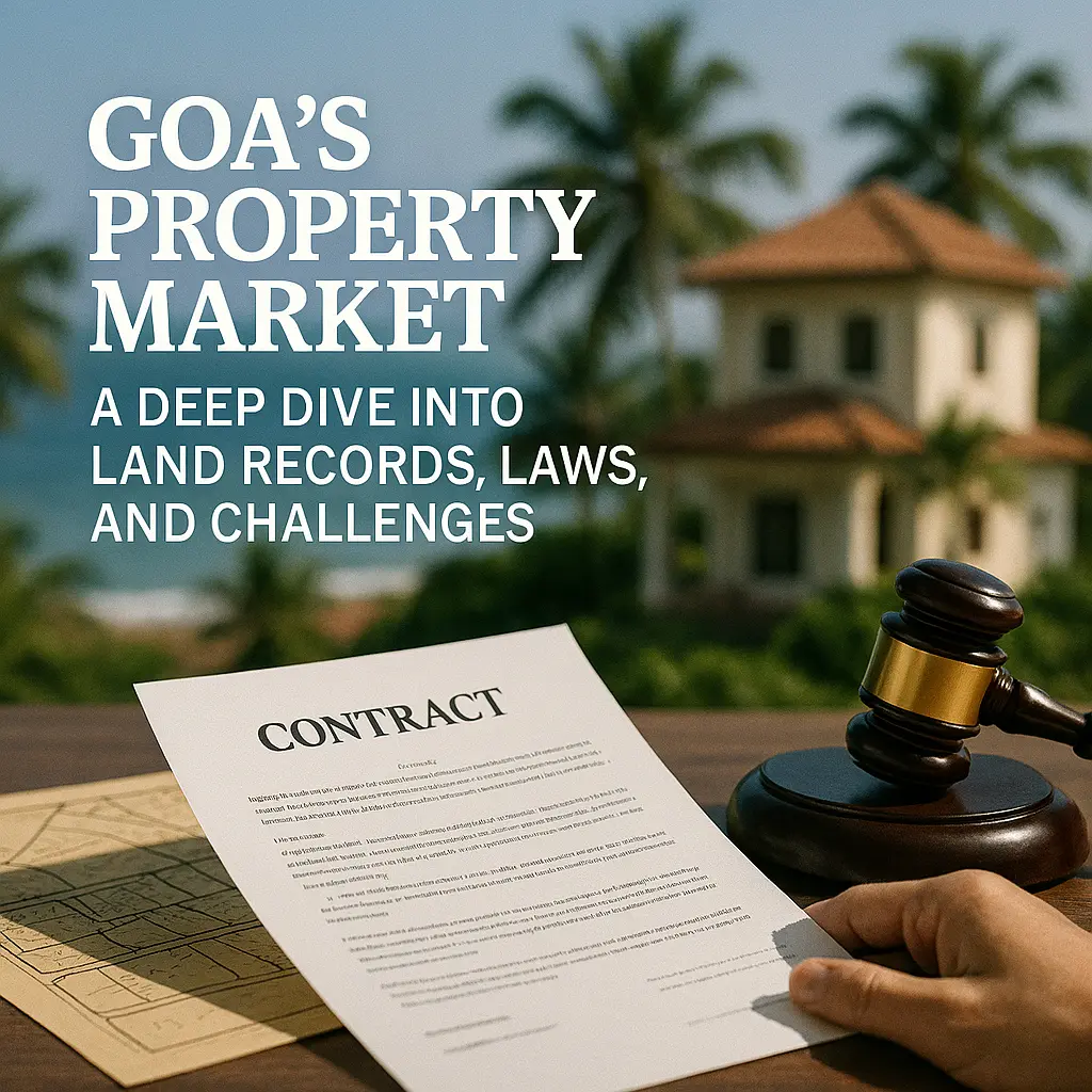 goa’s property market: a deep dive into land records, laws, and challenges