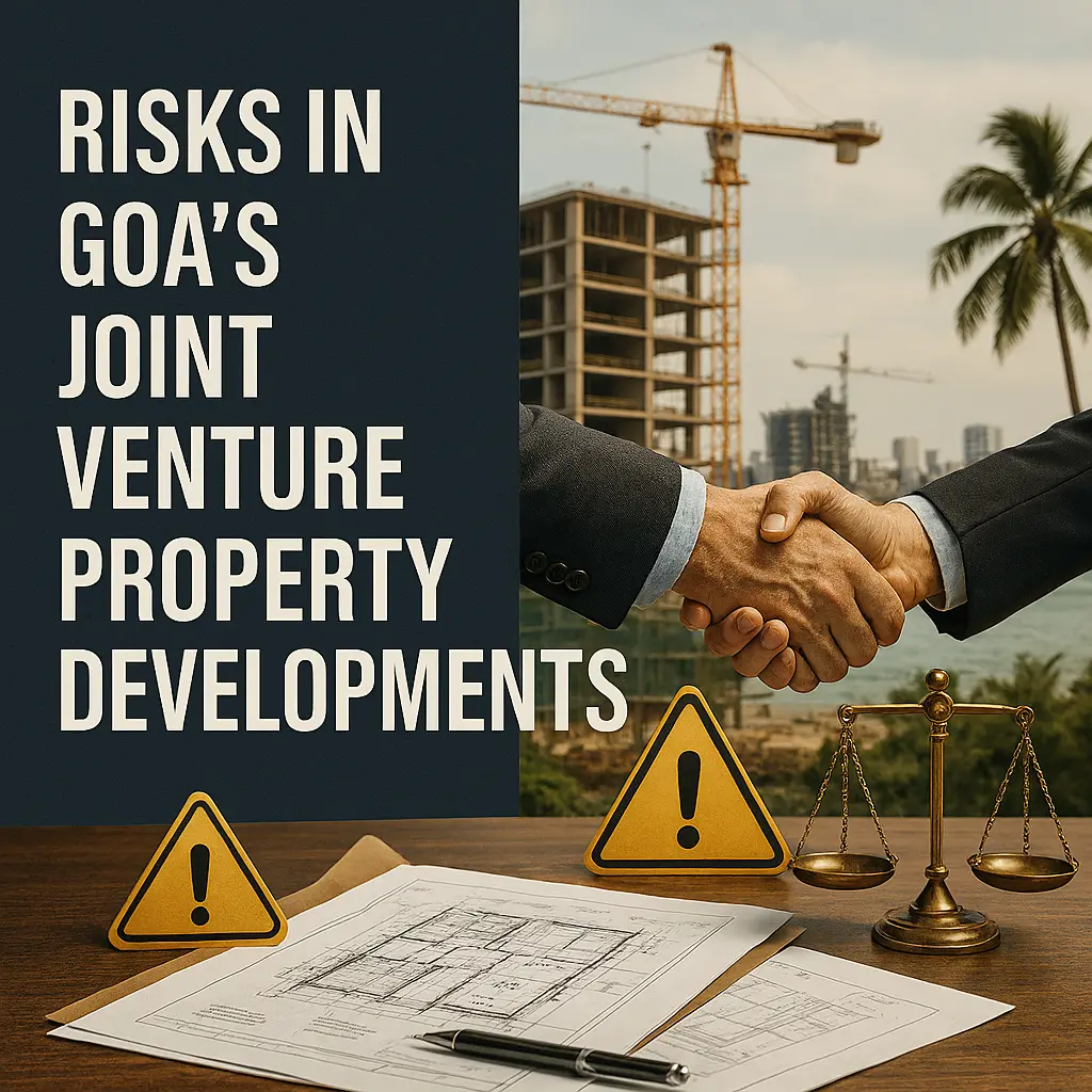 risks in goa's joint venture property developments